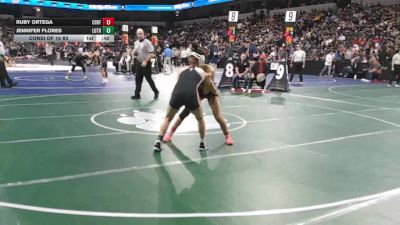 115 lbs Consi Of 16 #2 - Ruby Ortega, Centennial (CS) vs Jennifer Flores, Lutheran/Orange (SS)