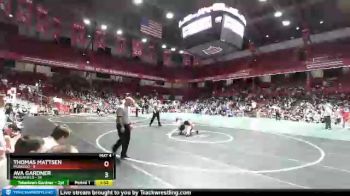 106 lbs D1 - Quarter-finals (fri 5:30 P.m.) - Thomas Mattsen, Muskego vs Ava Gardner, Marshfield