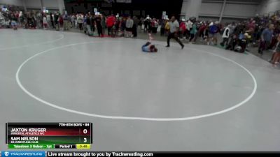 84 lbs Cons. Round 2 - Sam Nelson, D3 Wrestling Club vs Jaxton Kruger, Immortal Athletics WC