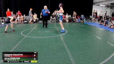 130 lbs Round 7 (8 Team) - Donavin Eggleston, Hammers vs Micah Engelman, Mat Assassins Black