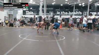 134 lbs Rr Rnd 1 - Julian Zargo, Scorpions - HSC vs Colton Schmiesing, VHW Red - HSC