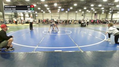 85 lbs Rr Rnd 1 - Makai Steele, Team Gotcha Blue - MS vs Michael Vasi, Shore Thing Surf - MS
