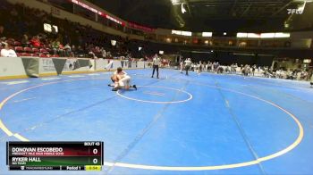 125 lbs Cons. Round 2 - Ryker Hall, No Team vs Donovan Escobedo, Prescott Mile High Middle Scho