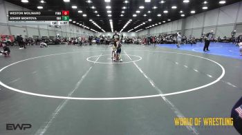 49 lbs Semifinal - Weston Molinaro, POWA 9U vs Asher Montoya, Roundtree 9U