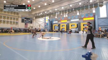 120 lbs Cons. Round 2 - Cale Baker, Cape Henlopen H S vs Peter Cephas Jr., Seaford H S