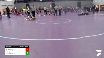 75-82 lbs 3rd Place Match - Mason Corpe, MXW vs Brian Wesley, Hobart Wrestling Club