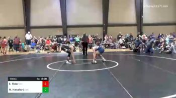 130 lbs Quarterfinal - Eli Rider, Complex Training Center vs Michael Hanaford, Grizzly Wrestling Club