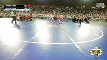B4A-157 lbs Semifinal - Ardie Armour, Cache vs Jacob Hadden, McLoud