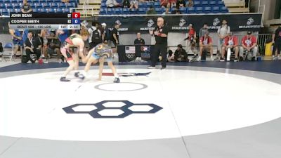 120 lbs Cons. Rd Of 64 - John Bean, Connecticut vs Cooper Smith, Kansas
