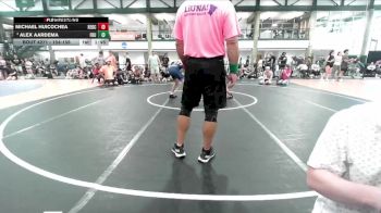 154-158 lbs Quarterfinal - Alex Aardema, Fruitport vs Michael Huicochea, Aurora (West Aurora)