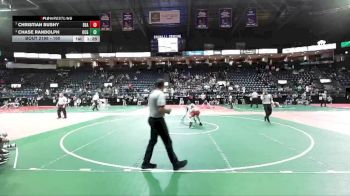 100 lbs 1st Place Match - Chase Randolph, OCGA vs Christian Bushy, BEASTA