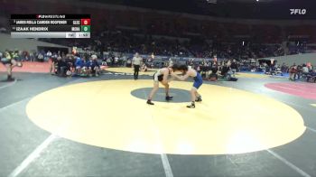 6A Boys 190 lbs Champ. Round 2 - James Rolla Camden Roofener, Glencoe Boys vs Izaak Hendrix, McNary Boys