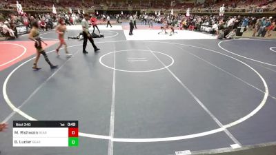 98 lbs Consolation - Michael Rishwain, Bearcave WC vs Brayden Lucier, Bearcave WC