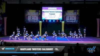 Maryland Twisters Salisbury - Tsunami [2021 L5 Senior - Small Day 2] 2021 ACDA: Reach The Beach Nationals