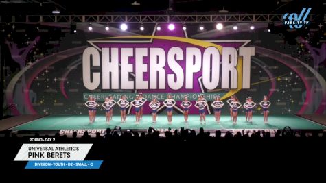 Universal Athletics - Pink Berets [2024 L2 Youth - D2 - Small - C Day 2] 2024 CHEERSPORT National All Star Cheerleading Championship