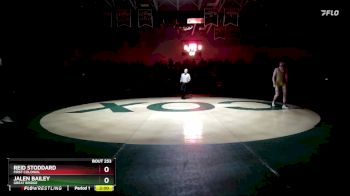 132 lbs 1st Place Match - Reid Stoddard, First Colonial vs Jalen Bailey, Great Bridge