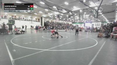 132 lbs Cons. Round 2 - Austin Martin, Nebraska Boyz vs Noah Brown, Team Missouri Select