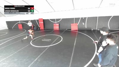 113 lbs Cons. Round 3 - Diego Perez, Downey High School vs Logan Gonzales, Eastvale Elite Wrestling