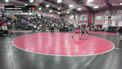 106 lbs Cons. Round 3 - Nicholas Madrigal, Diamond Bar vs Edmond Akopyan, Village Christian