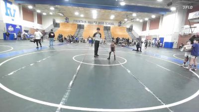 48-49 lbs Round 2 - Ethan Guzman, Hemet Youth Wrestling Club vs Muzzammil Alimi, Corona 100