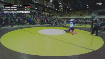 144 lbs Champ. Round 2 - Jackson Golding, Bakersfield vs Rocco Godinez, Corona Centennial