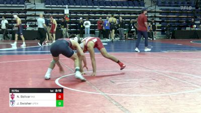 157 lbs Round Of 16 - Nico Bolivar, Indiana vs Jude Swisher, Univ Of Pennsylvania