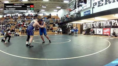 285 lbs Cons. Round 1 - A.J. Ramsey, Mass. Jackson vs Andrew Dalgleish, Brunswick