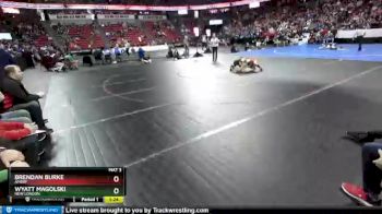 D2-106 lbs Quarterfinal - Wyatt Magolski, New London vs Brendan Burke, Amery