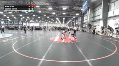 100 lbs Consi Of 8 #1 - Adam Dorn, NY vs Cooper Grant, ME