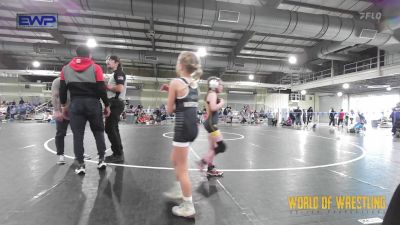 68 lbs Round Of 16 - Taiclyn Gibson, Wolfpak Wrestling vs Kyleigh Danielson, Texas Elite Wrestling Club