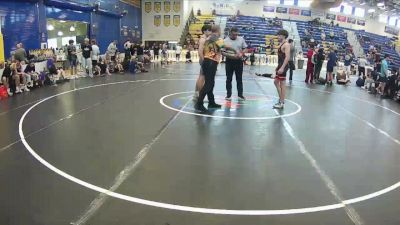 132 lbs Round 4 (8 Team) - Anthony Gray, Wellington Black vs Joshua Wendland, Avalon WC