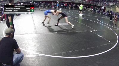 126 lbs Champ. Round 1 - Lucy Kutschara, Waverly Wrestling Club - Girls vs Ayvree Abler, Wayne Wrestling Club