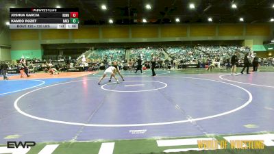 120 lbs 2nd Place - Joshua Garcia, Red Star Wrestling Academy vs Kameo Rozet, Nakamura Wrestling
