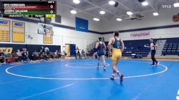 141 lbs Round 5 (6 Team) - Joseph Salazar, Trinidad State vs Ryo Horikawa, Southwestern Oregon Community College