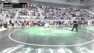 U20 Women - 57 lbs Cons. Round 2 - Kandice Spry, OH vs Cailan Drake, NY