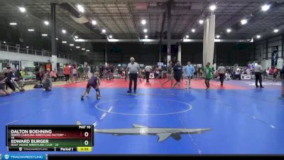 75 lbs 3rd Place Match - Dalton Boehning, North Carolina Wrestling Factory vs Edward Burger, GOAT House Wrestling Club