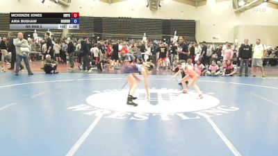 85 kg Rr Rnd 5 - McKenzie Jones, NewWhale Pink - Girls vs Aria Bushaw, MGW Black Widows - Girls