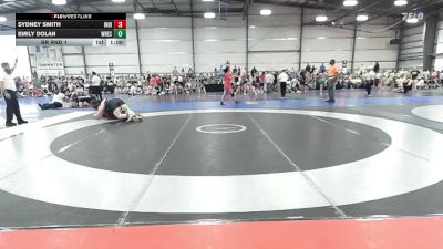 235 lbs Rr Rnd 1 - Sydney Smith, Indiana Outlaws Pink - HSG vs Emily Dolan, Wrecking Crew Dream Crushers Black - HSG