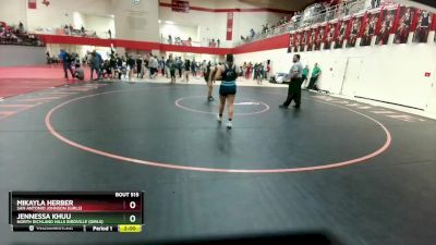 145 lbs Round 1 - Mikayla Herber, San Antonio Johnson (Girls) vs Jennessa Khuu, North Richland Hills Birdville (Girls)