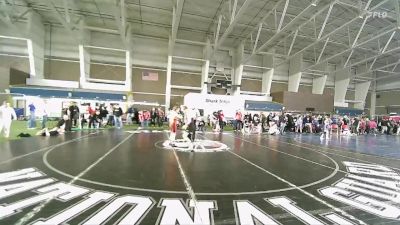 100 lbs Champ. Round 2 - Heston Oliver, JWC vs Kutter Wade, Wasatch Wrestling Club