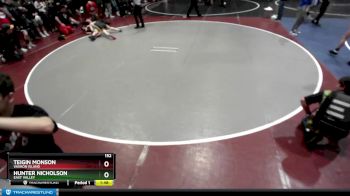 152 lbs Cons. Round 1 - Hunter Nicholson, East Valley vs Teigin Monson, Vashon Island