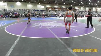 108 lbs Semifinal - Aiden Garcia, Amateur Wrestling Academy vs Siraj Sidhu, USA Gold