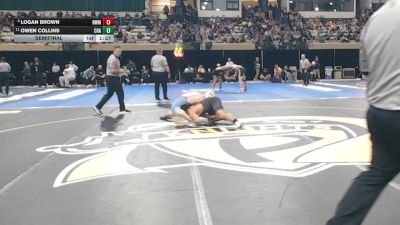 165-4A/3A Semifinal - Owen Collins, Chesapeake-AA vs Logan Brown, Northwest