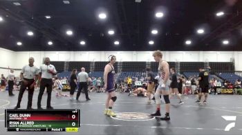 187 lbs Round 3 (4 Team) - Cael Dunn, Dogtown vs Ryan Allred, North Henderson Wrestling