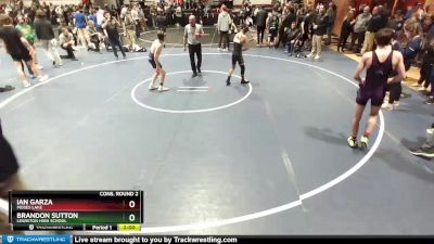 106 lbs Cons. Round 2 - Brandon Sutton, Lewiston High School vs Ian Garza, Moses Lake