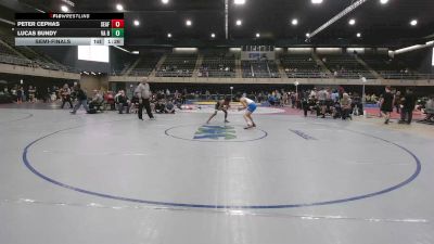 125 lbs Semifinal - Peter Cephas, Seaford vs Lucas Bundy, VA Beach