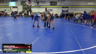 JV-28 lbs Round 3 - Kobe Sindt, Cedar Rapids Washington vs Jaxson Meyer, West Delaware, Manchester