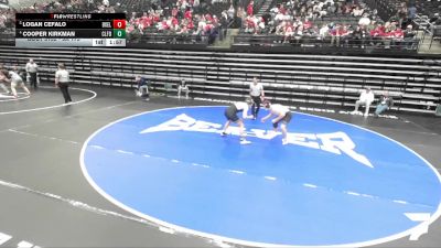 5A 175 lbs Quarterfinal - Logan Cefalo, Box Elder vs Cooper Kirkman, Clearfield