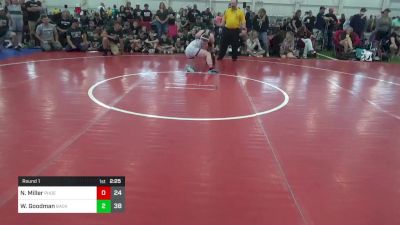 140 lbs Round 1 - Noelle Miller, Phoenix W.C. vs Wesley Goodman, Backbone Wrestling Club