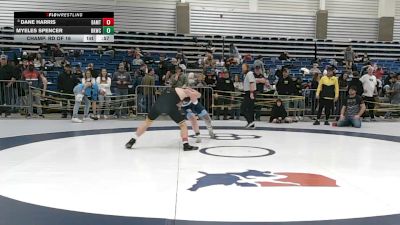 155 lbs Champ. Rd Of 16 - Dane Harris, B.A.M. Training Center vs Myeles Spencer, Bad Karma Wrestling Club